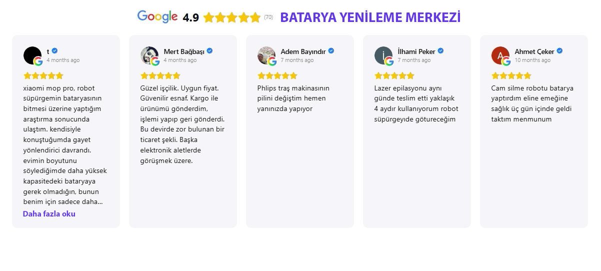 BATARYA YENİLEME MERKEZİ
