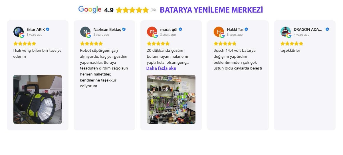 BATARYA YENİLEME MERKEZİ