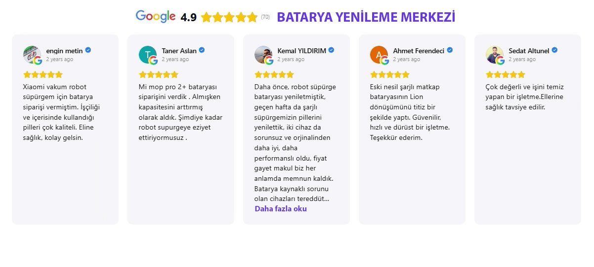 BATARYA YENİLEME MERKEZİ
