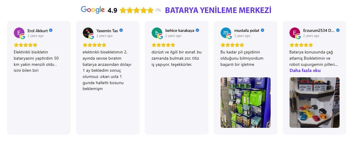 BATARYA YENİLEME MERKEZİ