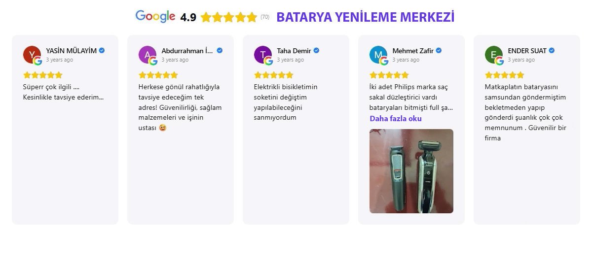 BATARYA YENİLEME MERKEZİ